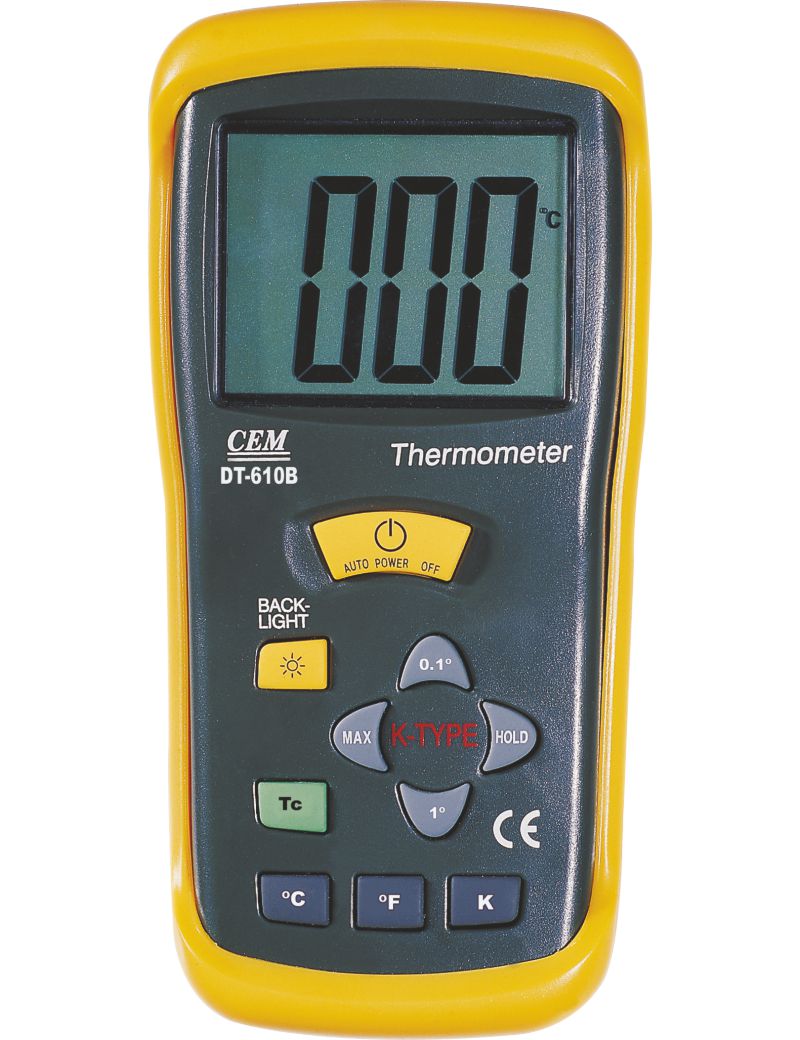 Details about   1Pc Cem Dt-610B Temperature Sensor Portable Thermometer K Type #r915 Df 